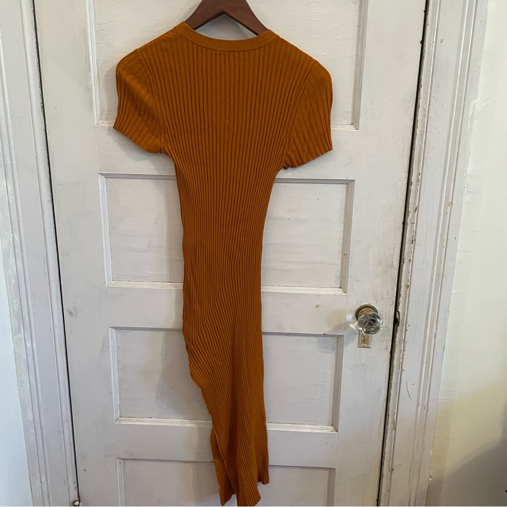 ALC Asymmetric ribbed dress - Picture 3 of 3